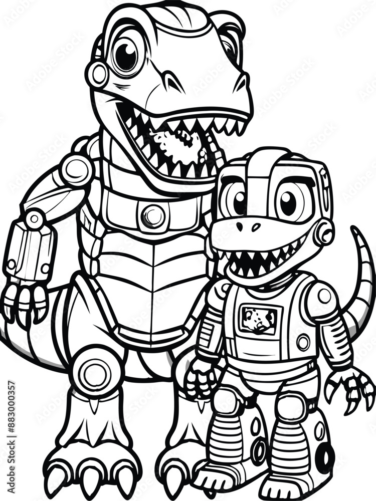 Dinosaurs robot cyborg Dinosaurs robot cyborg