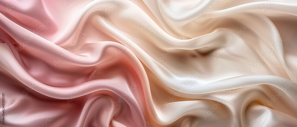 Abstract background with soft pink and beige curves, elegant and luxurious Abstract background with soft pink and beige curves, elegant and luxurious