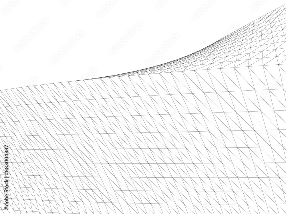 abstract architecture vector 3d illustration abstract architecture vector 3d illustration