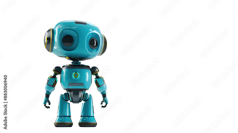 Small robot on a transparent background Small robot on a transparent background