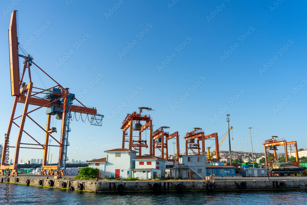 Port, an important base for maritime trade Port, an important base for maritime trade