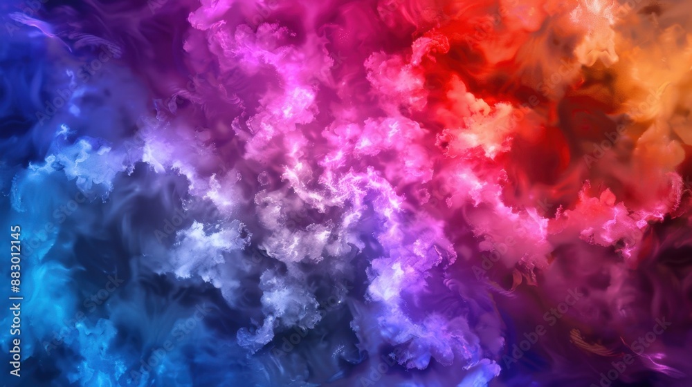 Fototapeta premium A stylish abstract background with colorful tie-dye patterns.