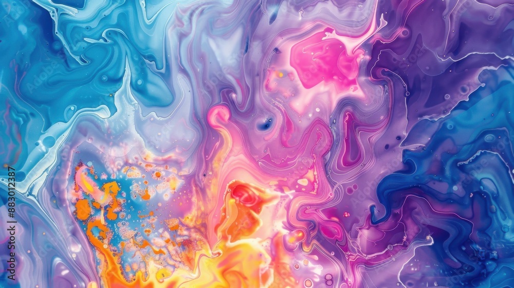 Abstract trendy background with colorful tye-dye. Abstract trendy background with colorful tye-dye.
