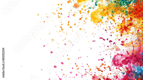 Confetti on a transparent background