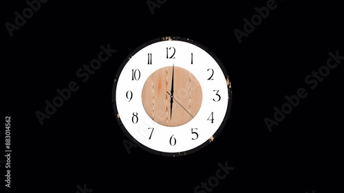 Wallpaper Mural Animated clock timelapse transparent background  Torontodigital.ca