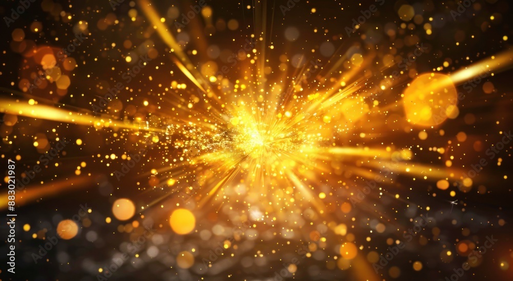 Golden Sparkles Abstract Background Golden Sparkles Abstract Background
