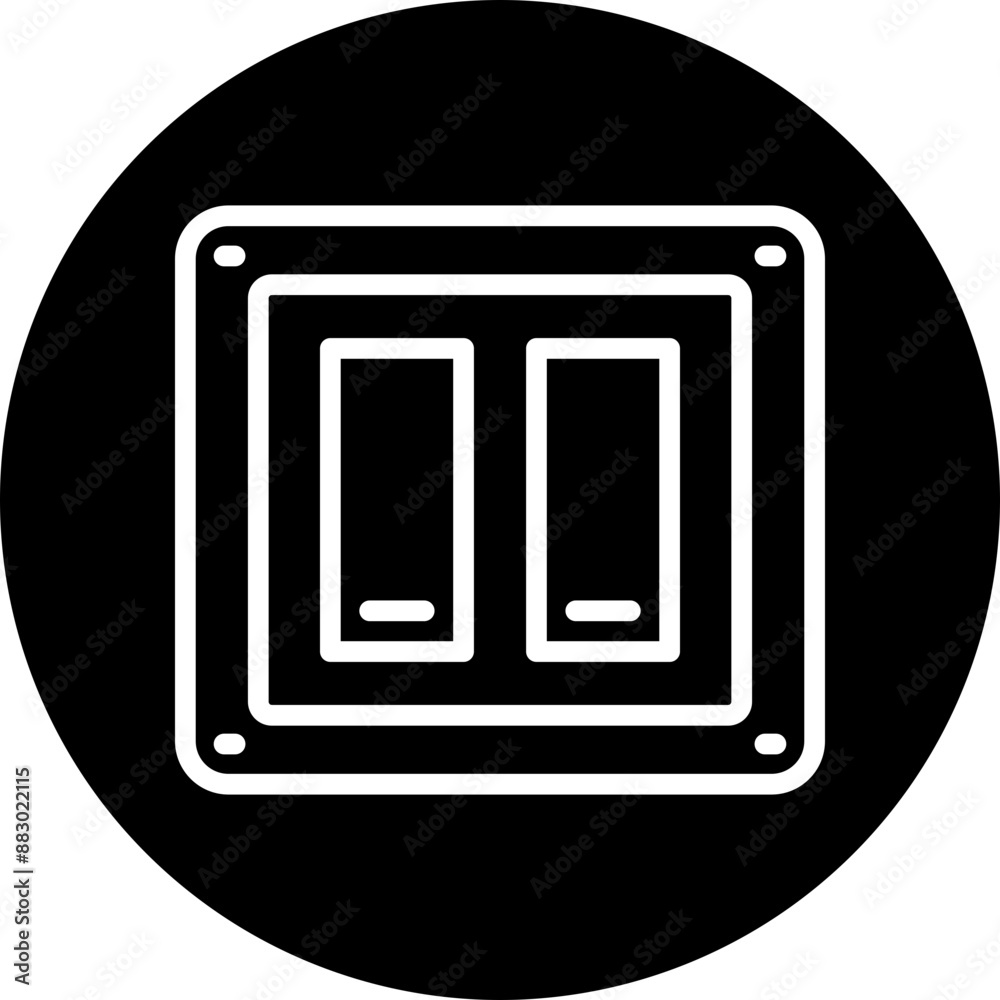 Switcher Vector Line White Circle Black Switcher Vector Line White Circle Black