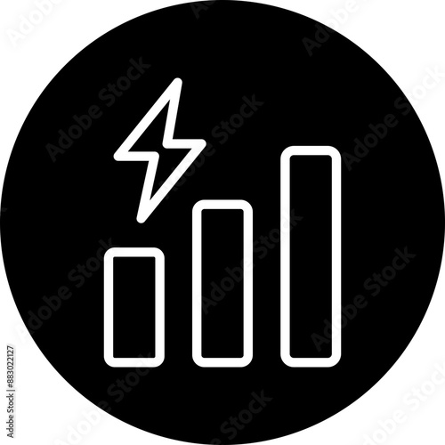 Intensity Vector Line White Circle Black