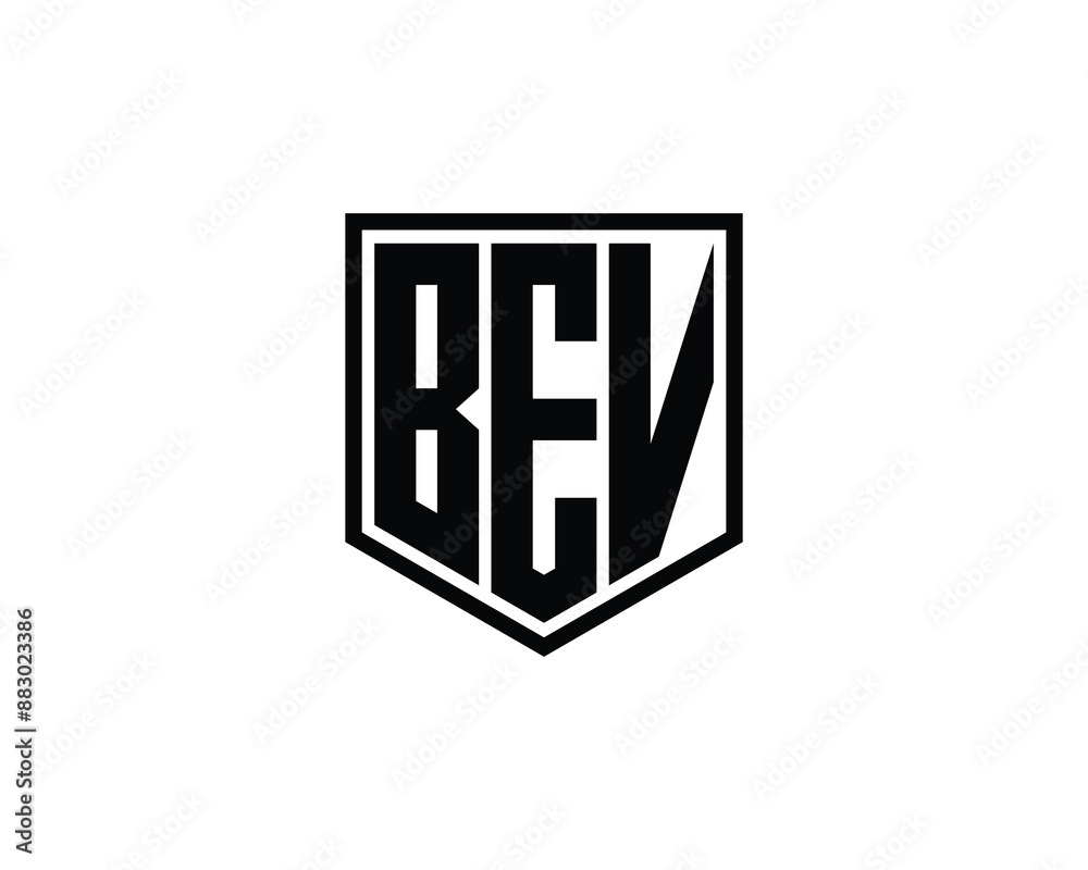BEV logo design vector template. BEV letter logo design. BEV logo design vector template. BEV letter logo design.