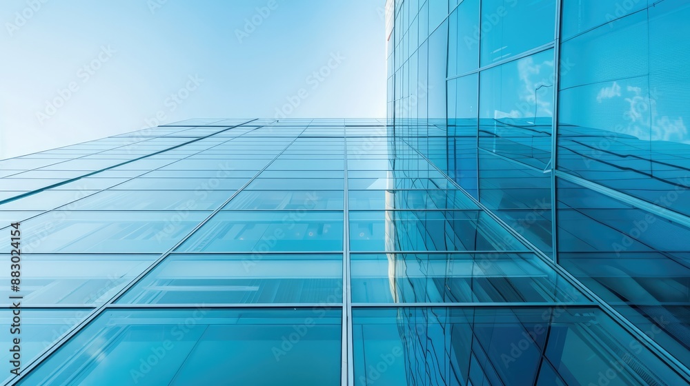 Glass Building Facade, Modern Architecture Glass Building Facade, Modern Architecture
