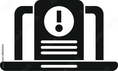 System report is generating a critical error message with exclamation mark icon