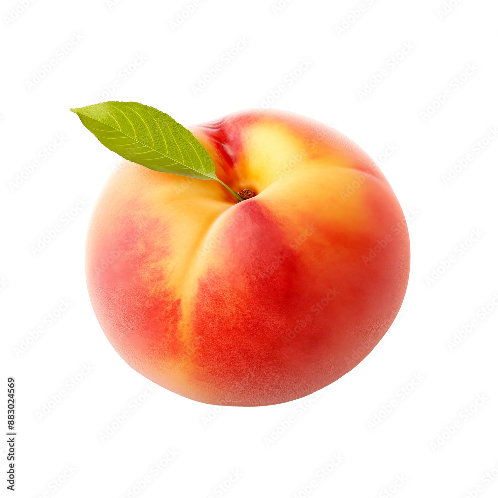 peach healthy fruit isolated on white peach healthy fruit isolated on white