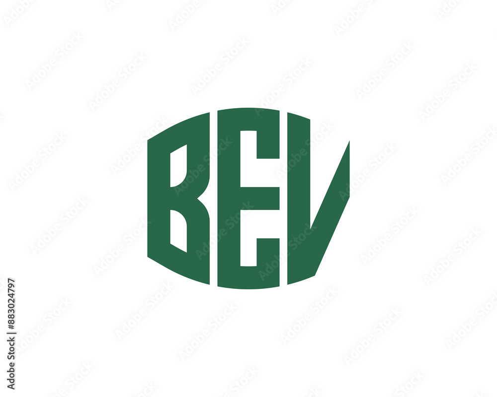 BEV logo design vector template. BEV letter logo design. BEV logo design vector template. BEV letter logo design.