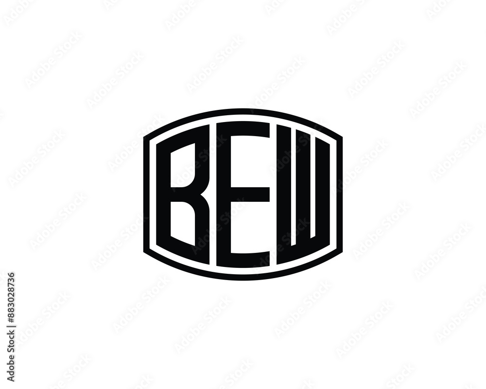 BEW logo design vector template. BEW letter logo design. BEW logo design vector template. BEW letter logo design.