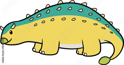 Adorable dino vector