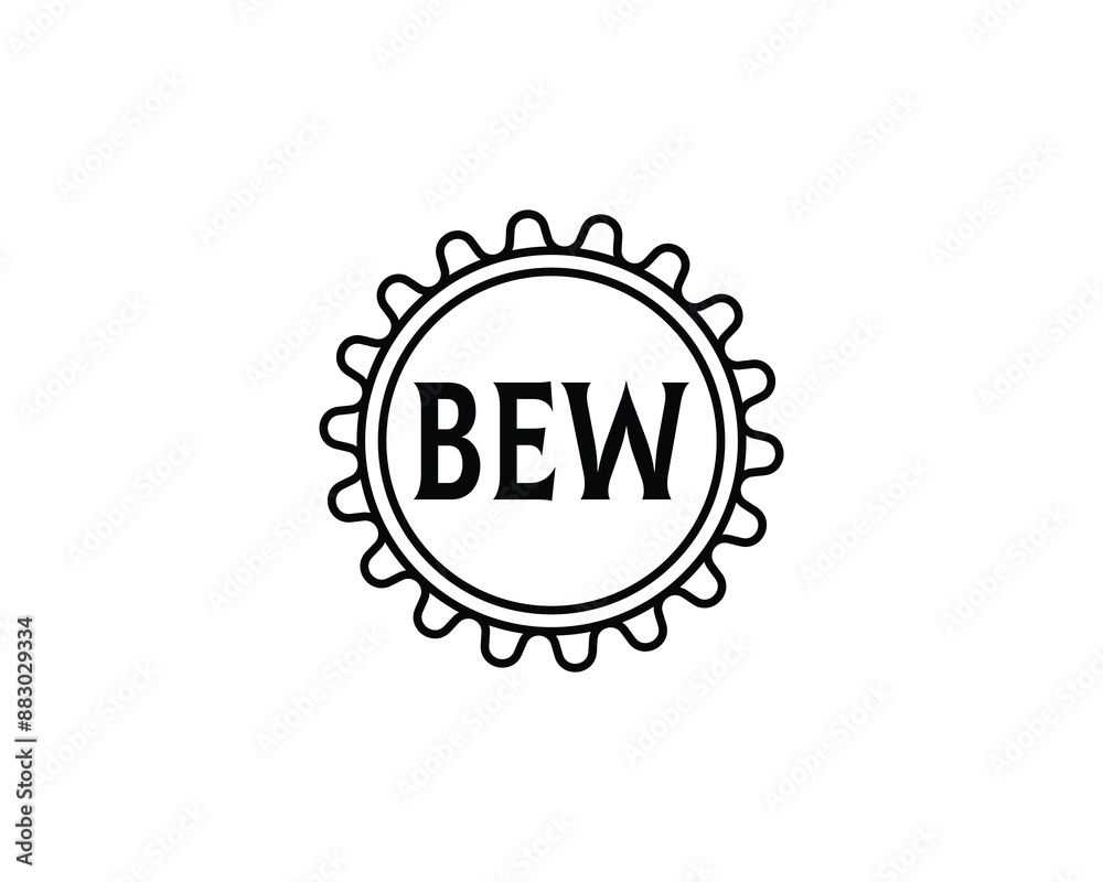 BEW logo design vector template. BEW letter logo design. BEW logo design vector template. BEW letter logo design.