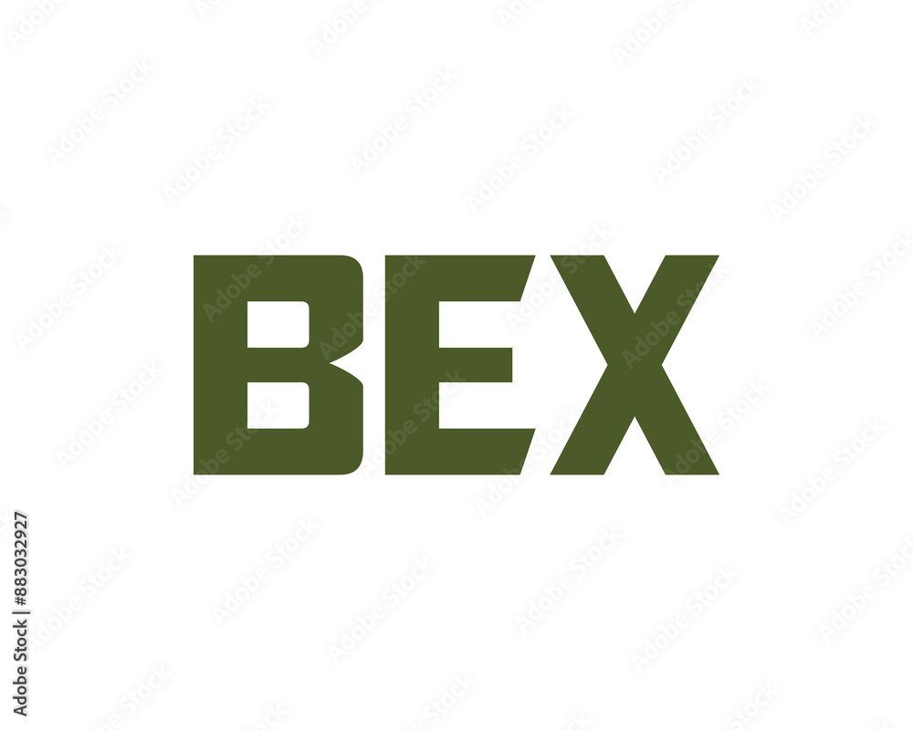 BEX logo design vector template. BEX letter logo design. BEX logo design vector template. BEX letter logo design.