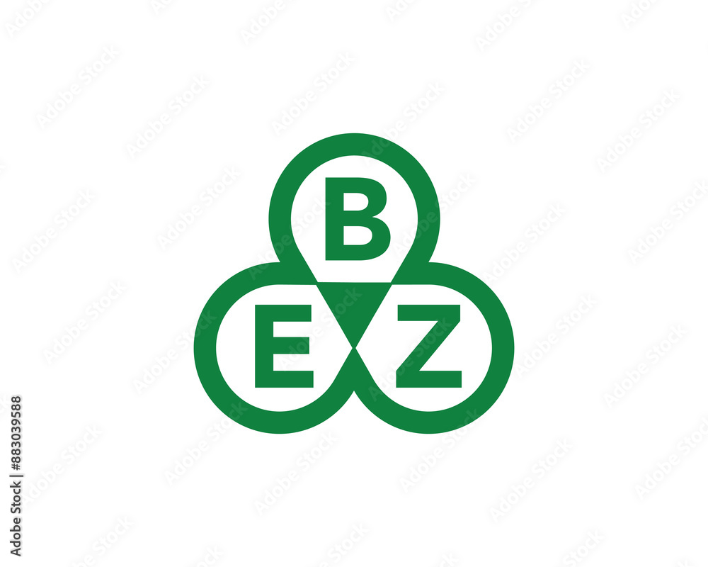 BEZ logo design vector template. BEZ letter logo design. BEZ logo design vector template. BEZ letter logo design.