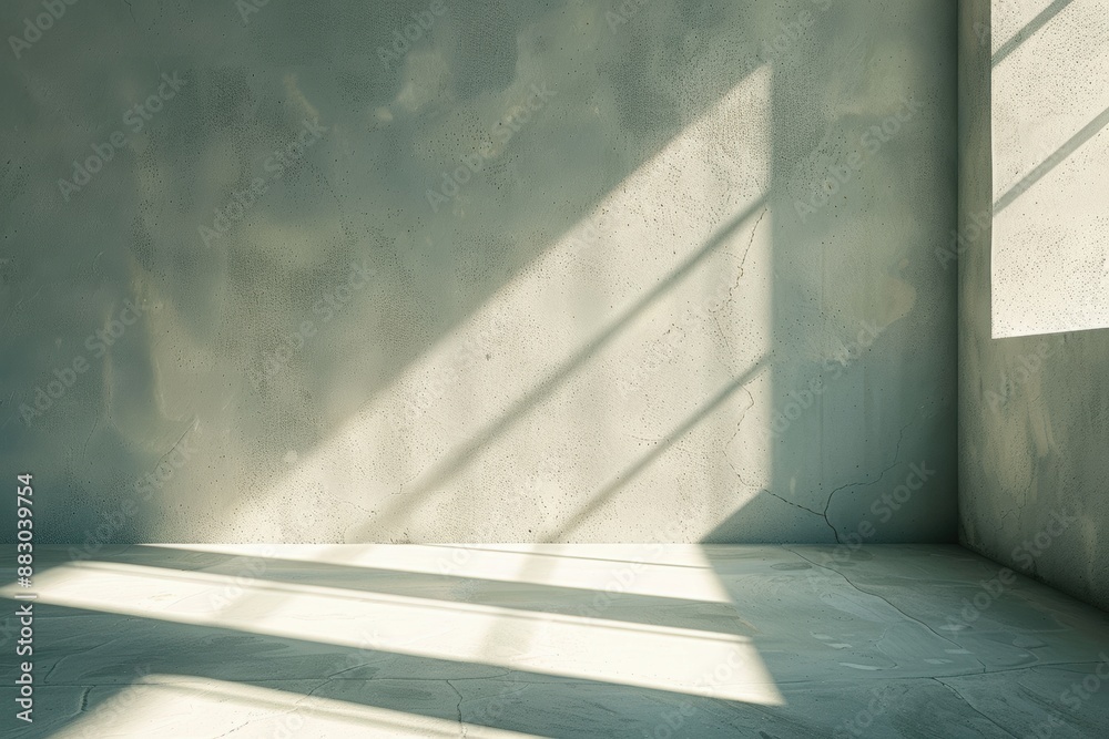 Sunbeams Dance on the Concrete Floor Sunbeams Dance on the Concrete Floor