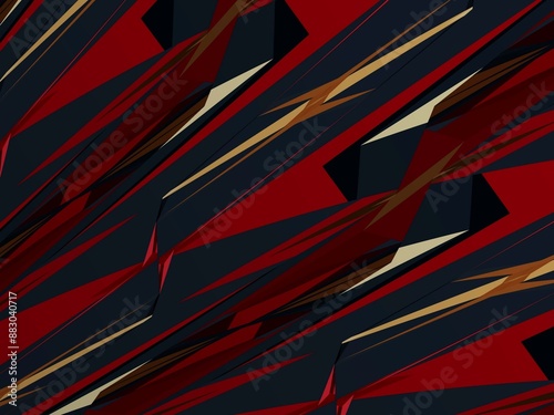 Wallpaper Mural Abstract red and black background with numerous intersecting lines Torontodigital.ca