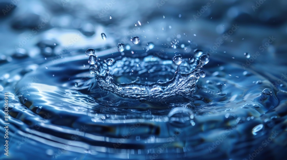 Water Droplet Splash Macro Photography Water Droplet Splash Macro Photography