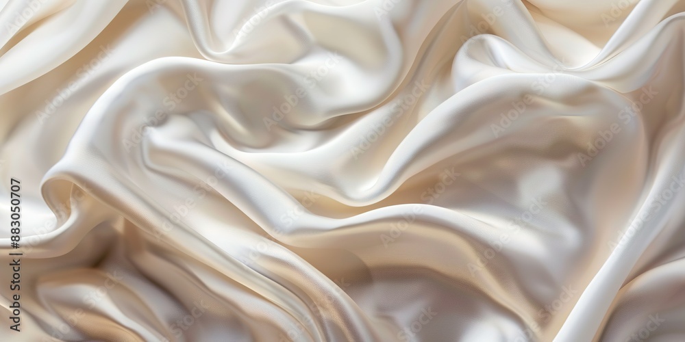 White silk background White silk background