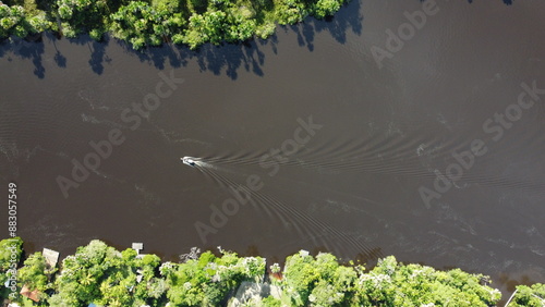 Boat in a river