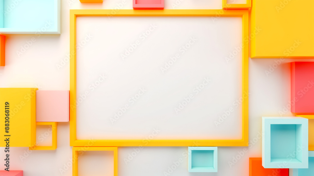 geometric copy space on color background geometric copy space on color background