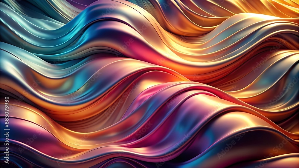 Abstract Wavy Background with Vibrant Colors. Abstract Wavy Background with Vibrant Colors.