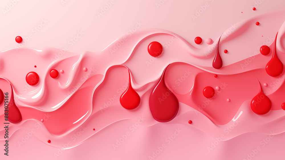 Red Drops of Water Paint on Pink Background, Abstract Image, Texture, Pattern Background, Wallpaper, Cover and Screen of Smartphone, Cell Phone, Computer, Laptop, Format 9:16 and 16:9 Red Drops of Water Paint on Pink Background, Abstract Image, Texture, Pattern Background, Wallpaper, Cover and Screen of Smartphone, Cell Phone, Computer, Laptop, Format 9:16 and 16:9