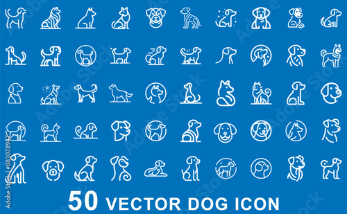 Dog Icon Set