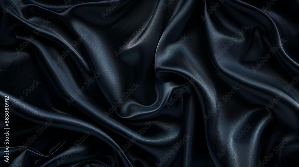 Dark soft shining folds of luxury silk , abstract background, textile Dark soft shining folds of luxury silk , abstract background, textile