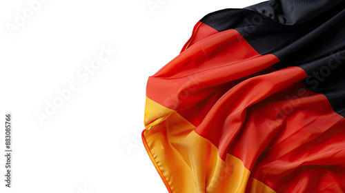 German flag on a transparent background