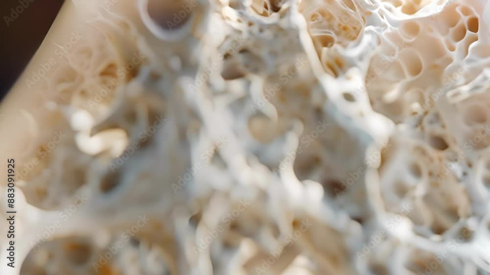 This image displays osteoclasts in action resorbing and breaking down old bone tissue to make way for new growth.