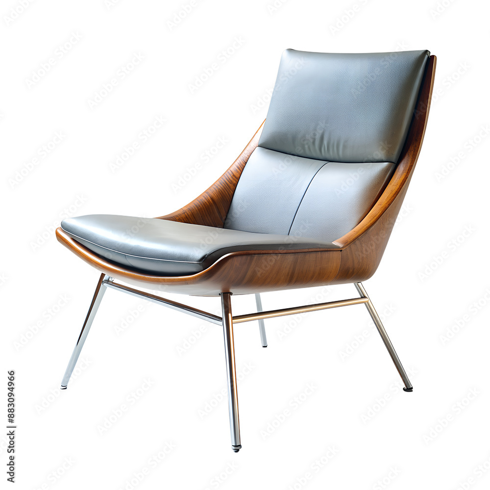 modern chair isolated on a translucent background modern chair isolated on a translucent background
