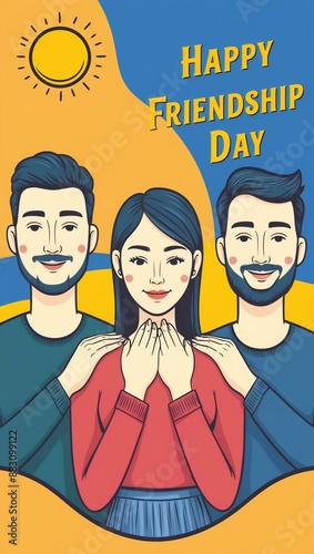 Happy Friendship Day,  You Happy I Am Happy. photo