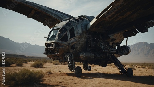 fighter jet parked in an industrial warehouse in the style of realistic still lifes with dramatic lighting
