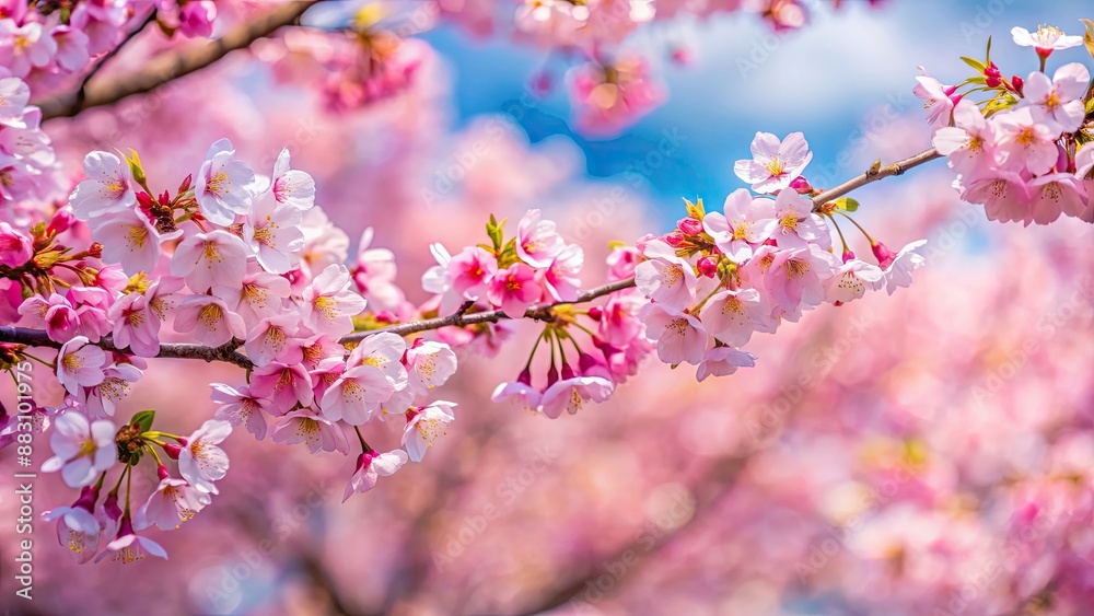 Beautiful cherry blossoms in full bloom during spring, cherry blossom, spring, flowers, bloom, pink, petals, nature, tree Beautiful cherry blossoms in full bloom during spring, cherry blossom, spring, flowers, bloom, pink, petals, nature, tree