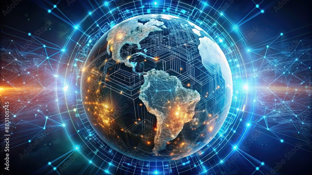An depicting the influence of artificial intelligence on global crises , technology An depicting the influence of artificial intelligence on global crises , technology