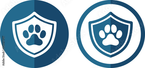 ペット保険のアイコン（Pet insurance icon）