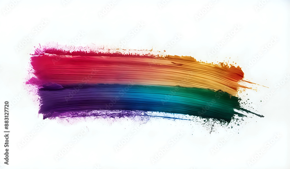 Rainbow lipstick cosmetics beauty concept illustration on neutral background Rainbow lipstick cosmetics beauty concept illustration on neutral background