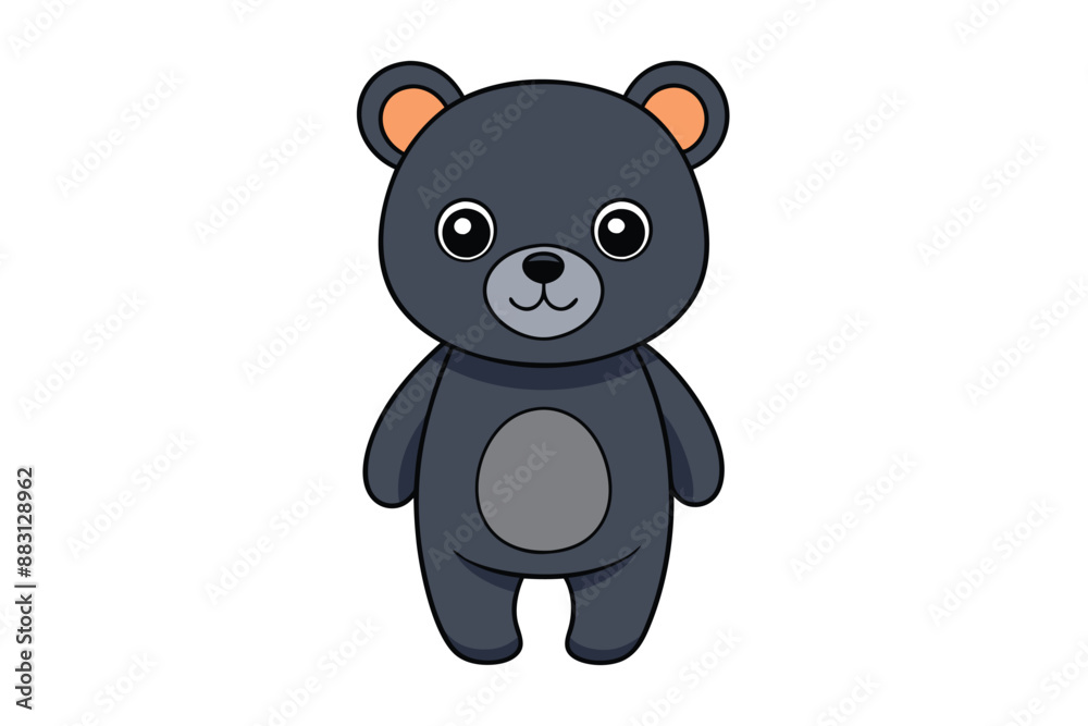 Fototapeta premium Grizzly Bear Adobe Illustrator Artwork