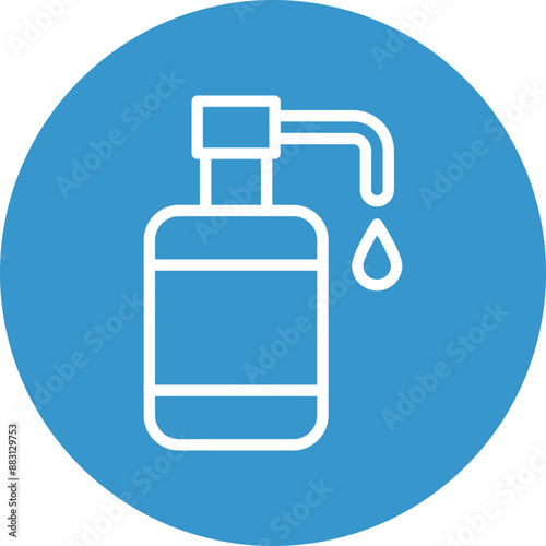 Antiseptic Vector Line White Circles Multicolors
