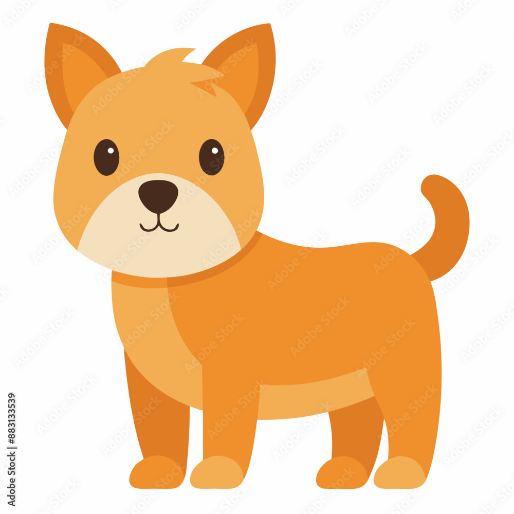 Fototapeta premium yellow dog