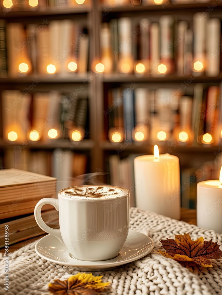 Cozy Autumn Evening With a Warm Drink Cozy Autumn Evening With a Warm Drink