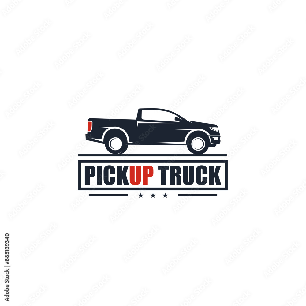 Pick up truck, truck logo template. Suitable for your design need, logo, illustration, animation, etc. Pick up truck, truck logo template. Suitable for your design need, logo, illustration, animation, etc.