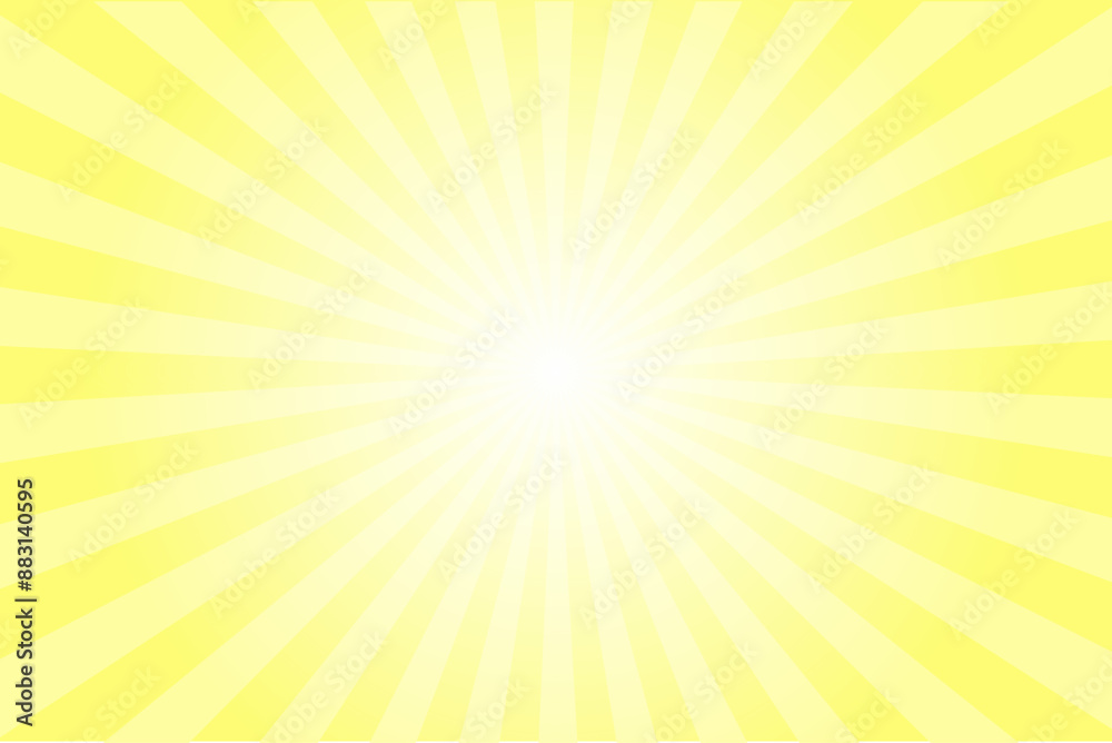Abstract starburst yellow background. Sun ray vector background. Radial beam sunrise or sunset light retro design illustration. Light sunburst glowing background. Abstract starburst yellow background. Sun ray vector background. Radial beam sunrise or sunset light retro design illustration. Light sunburst glowing background.