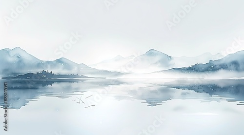 lake in winter