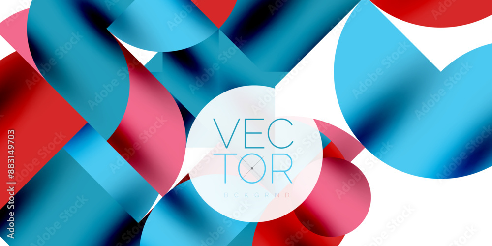 Shadow effect shiny circles and round triangles geometric modern art. Vector Illustration For Wallpaper, Banner, Background, Card, Book Illustration, landing page Shadow effect shiny circles and round triangles geometric modern art. Vector Illustration For Wallpaper, Banner, Background, Card, Book Illustration, landing page
