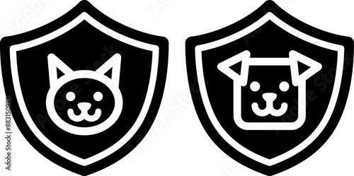 ペット保険のアイコン（Pet insurance icon）